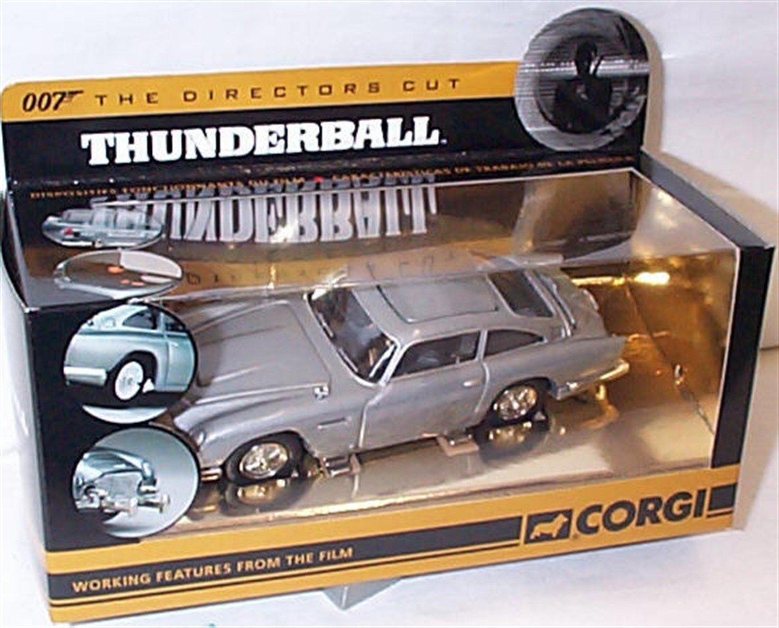 corgi james bond aston martin DB5 car the directors cut 1.36 scale